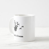 Herten durven dromen koffiemok (Voorkant links)