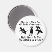 HERTEN-, EENDEN- EN FAZANTENJACHT MAGNEET (Voorkant / Achterkant)