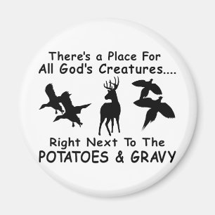 HERTEN-, EENDEN- EN FAZANTENJACHT MAGNEET