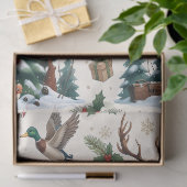 Herten, eenden & jager tissuepapier (Geschenk)