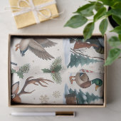 Herten, eenden & jager tissuepapier (Geschenk)