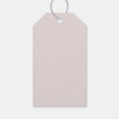 Herten Eland Kerstmis Cadeaulabel (Achterkant)