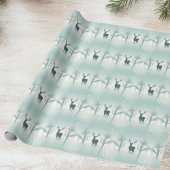 Herten en boom patroon cadeaupapier