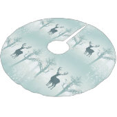 Herten en boom patroon kerstboom rok (Gekanteld)