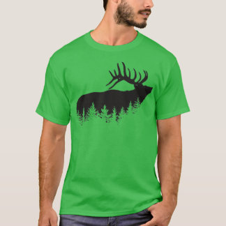 Herten en Evergreens jagen T-shirt