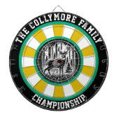 Herten en Forest Wall Art Dartbord (Voorkant)