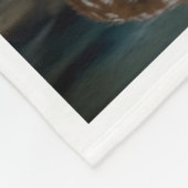 Herten en kalf bij de waterdeken fleece deken (Hoek)