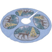 Herten en kerstboom sneeuwvlokken rok (Gekanteld)
