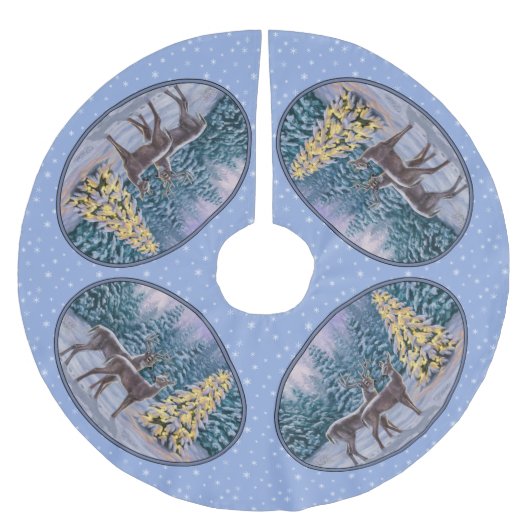 Herten en kerstboom sneeuwvlokken rok (Voorkant)