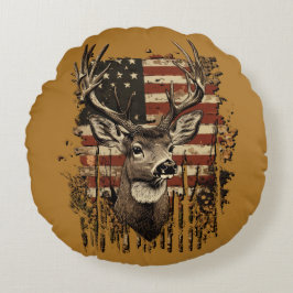 Herten en Verenigde Staten Land Rond Kussen