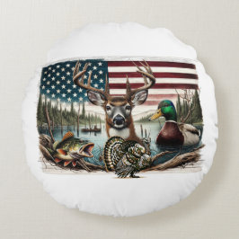 Herten en Verenigde Staten Land Rond Kussen