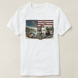 Herten en Verenigde Staten Land T-shirt