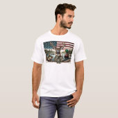 Herten en Verenigde Staten Land T-shirt (Voorkant volledig)