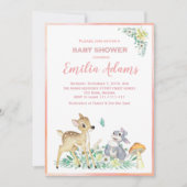 Herten en vrienden baby shower kaart (Voorkant)