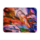 Herten en winter magneet (Horizontaal)