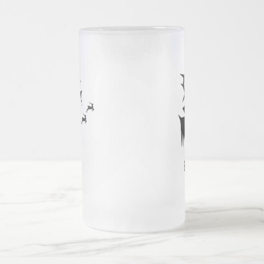 Herten evolueren matglas bierpul (Center)