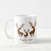 Herten familie koffiemok (Links)
