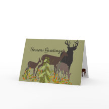 Herten familie moderne Feestdagen