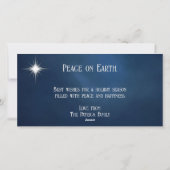 Herten Familie Winter Bossen Kerst Kaart (Achterkant)