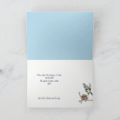 Herten Fawn en Daisies Paaszegeningen Kaart (Binnen)