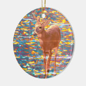 Herten Foto Kerst Ornament (Links)