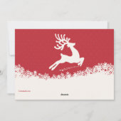 Herten Foto Kerstkaart (Achterkant)