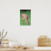 Herten Foto Poster (Keuken)