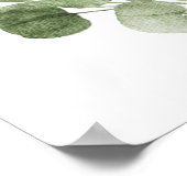 Herten genderneutraal baby shower welkomstbord poster (Hoek)