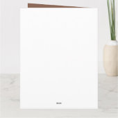 Herten Gewei Grappig Kaart (Achterkant)