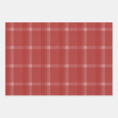 Herten gewei rustieke tartan rood inpakpapier vel (Voorkant)