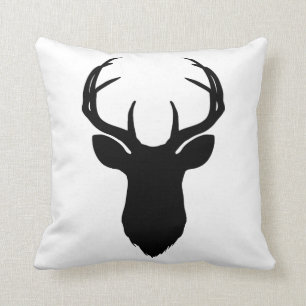 Herten Geweien Bok Rustieke Boerderij Minimalistis Kussen