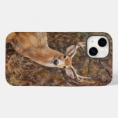 Herten Geweien Bok Wilde Hert Kunst Telefoonhoesje Case-Mate iPhone Case (Achterkant (horizontaal))