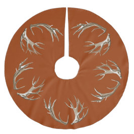 Herten Geweien Roest Oranje Kerstboom Kleed Rok