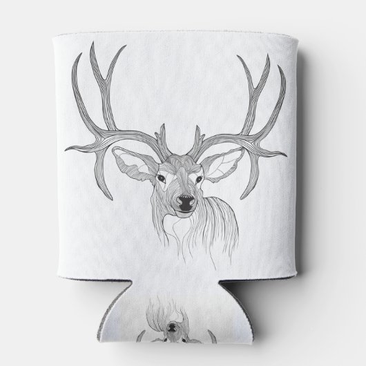 herten, herenjacht, herten, herten, baby herten, w blikjeskoeler (Achterkant)