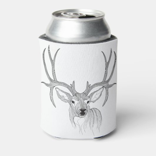 herten, herenjacht, herten, herten, baby herten, w blikjeskoeler (Blikje Achterkant)