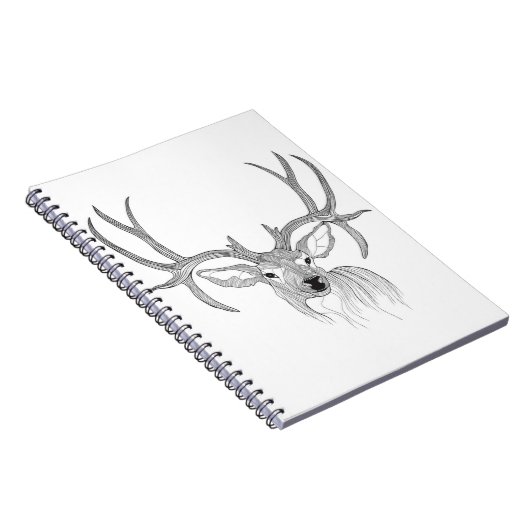 herten, herenjacht, herten, herten, baby herten, w notitieboek (Rechterzijde)