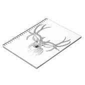 herten, herenjacht, herten, herten, baby herten, w notitieboek (Linkerzijde)