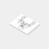 herten, herenjacht, herten, herten, baby herten, w post-it® notes (Schuin)