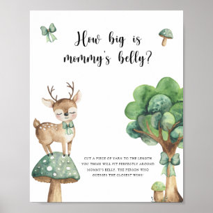 Herten - Hoe groot is mama's buikspel Poster