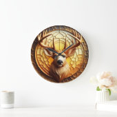 Herten hoofd close up grote klok (Huis)