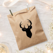 Herten hoofd gewei rustiek land moderne gunst bedankzakje (Geknipt)