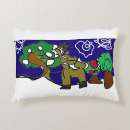 Herten houden van de winter accent kussen