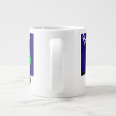 Herten houden van de winter grote koffiekop (Achterkant)