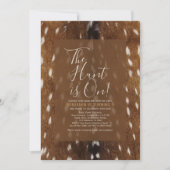 Herten Huid Print Uitnodiging (Voorkant)