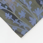 Herten in Bluebell Forest William Morris geïnspire Fleece Deken (Hoek)