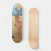 Herten in Bos Dier Persoonlijk Skateboard (Voorkant)