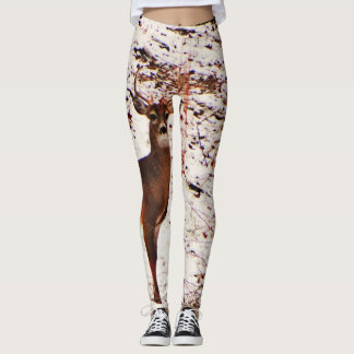 Herten in de bossen Camo Camouflage. Leggings