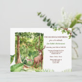 Herten in de bossen kaart (Staand voorkant)