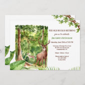 Herten in de bossen kaart (Voorkant / Achterkant)