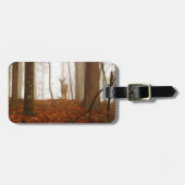 Herten in de mist bagagelabel (Voorkant horizontaal)